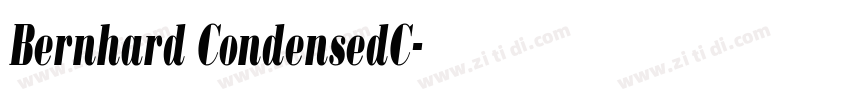 Bernhard CondensedC字体转换